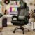 Gaming Chairs – Ergonomic Gaming Chair with Adjustable Backrest and 360° Rotation Function – Office Chair for Adults / Teenagers 150 kg, PC Chair Fabric in Green for Home Office/Gaming